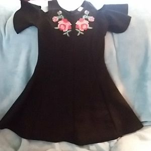 Girls black dress like new